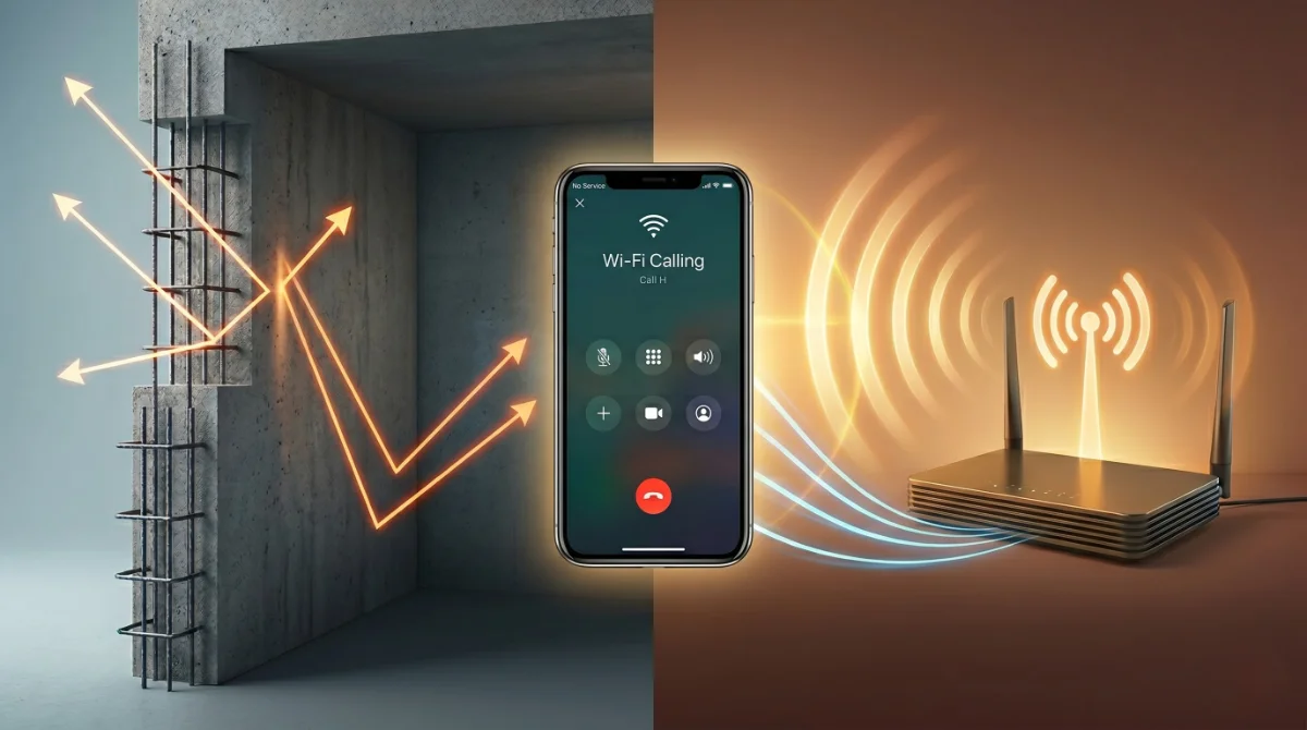 טלפון חכם עם שיחה ב-Wi-Fi